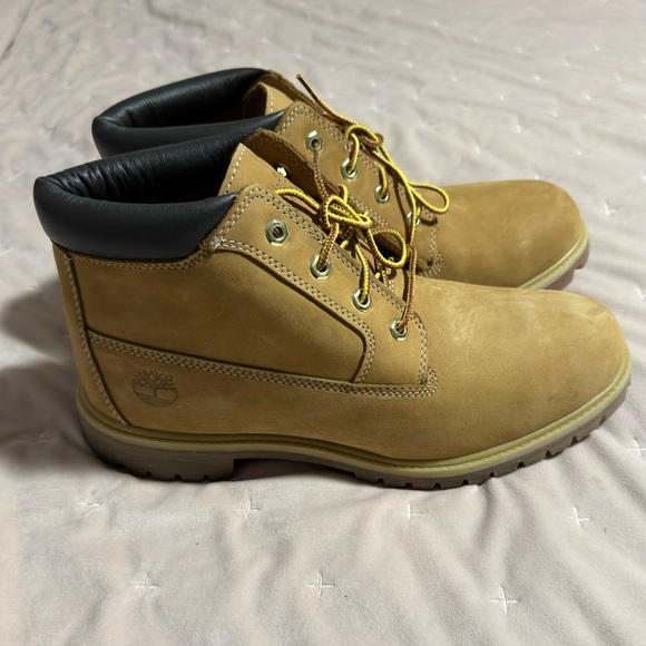 Timberland Premium Waterproof Chukka Boots Wheat Nubuck Men’s 11.5